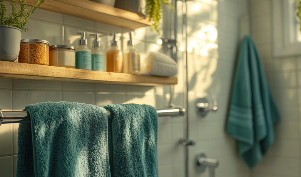 Platz schaffen: Mehr Stauraum im Badezimmer mit diesem DIY-Rohrsystem