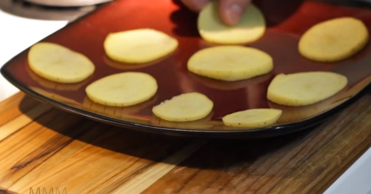 Kartoffelchips in der Mikrowelle selber machen. Genialetricks