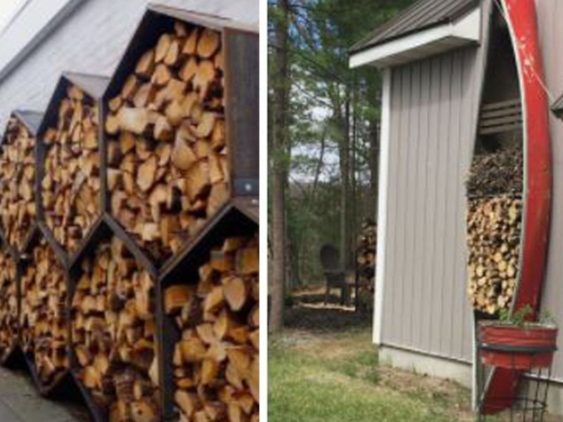 Ideen und Tipps für die richtige Lagerung von Brennholz