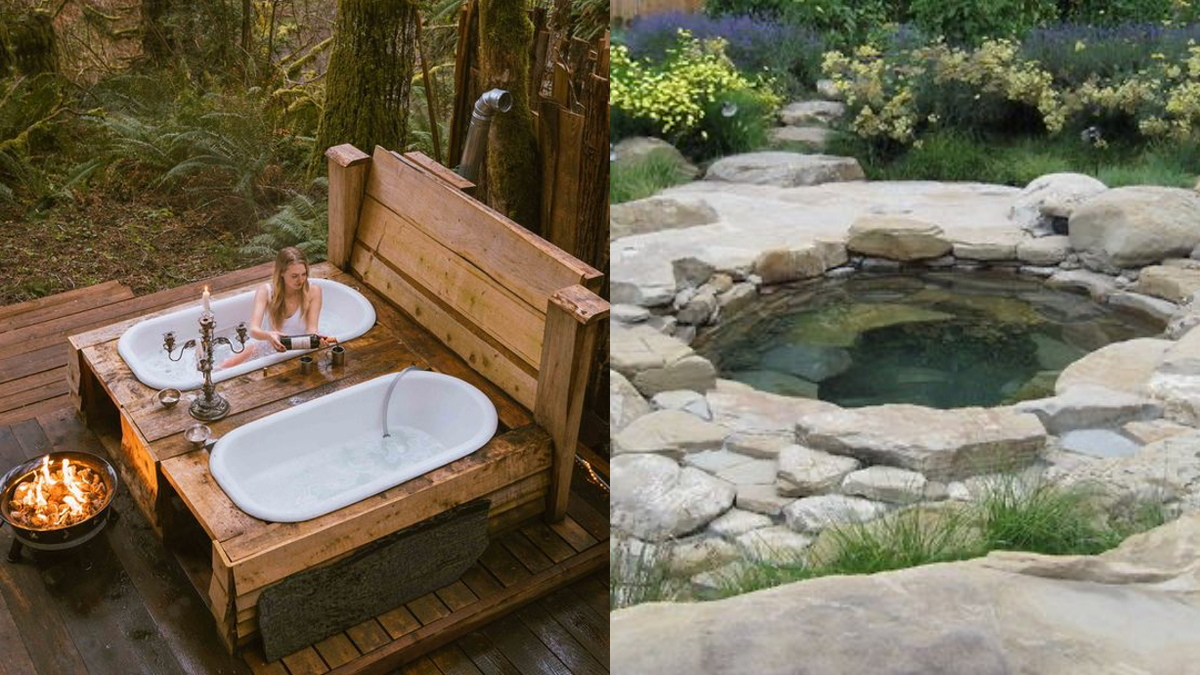 OutdoorBadewanne 11 Inspirationen für deinen Garten Genialetricks