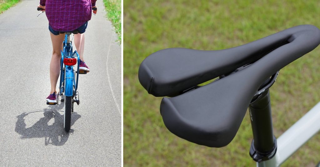Falscher Sattel erschwert Frauen das Fahrradfahren.