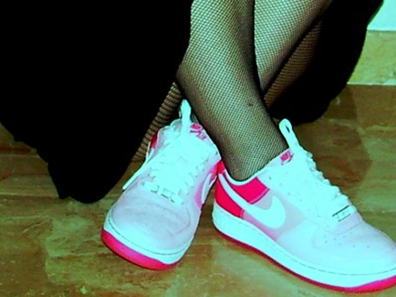 Weiße Sneaker