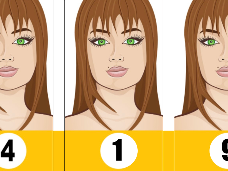 Drei Illustrationen braunhaariger Frauen mit den Zahlen 4, 1 und 9