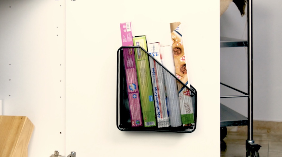 Backpapier, Frischhaltefolie und Co. praktisch verstaut