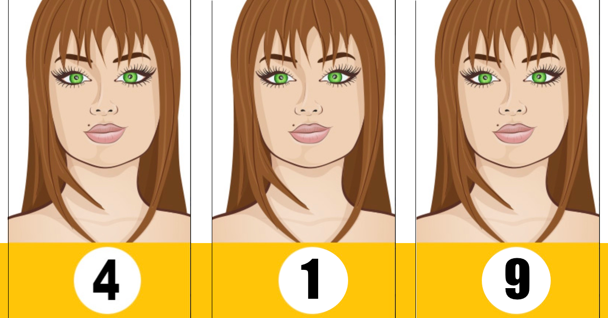 Drei Illustrationen braunhaariger Frauen; darunter die Zahlen 4, 1 und 9