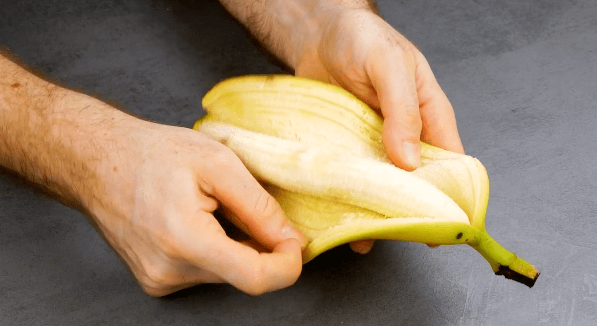 Banane richtig schÃ¤len, Lebensmittel entkernen