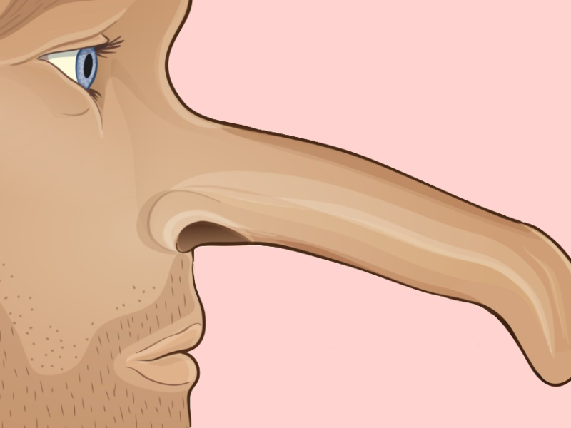 Mann mit äußerst langer Nase: Ein klassisches Merkmal, an dem viele die Penisgröße erkennen wollen.