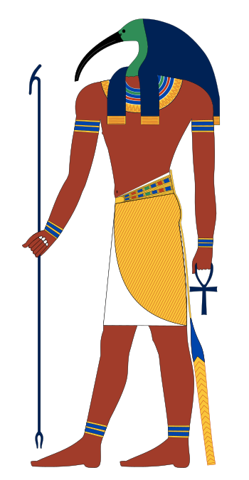 Der ägyptische Gott Thot.
