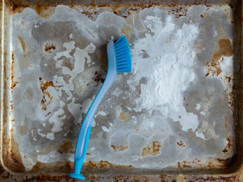 Backblech reinigen mit Hausmitteln