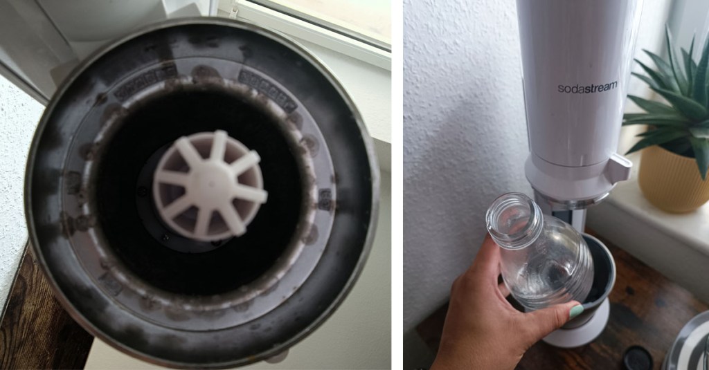 Wassersprudler mit Glaskaraffe