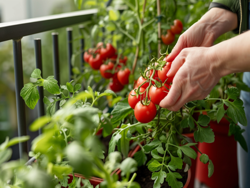 Kein Platz im Garten? 5 Tricks, um Tomaten im Topf anzubauen