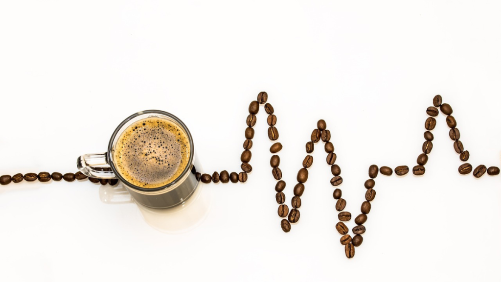 Kaffeebohnen zeigen Blutdruck