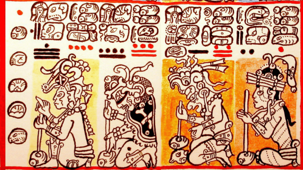 Ein Ausschnitt des Maya-Kalenders.