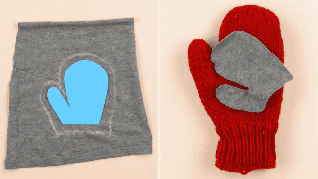 Geschenke zum Muttertag, Bastelanleitung Handschuh
