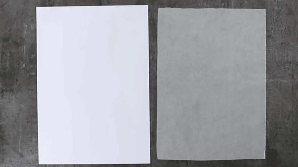 Fotokerze Seidenpapier vorbereiten