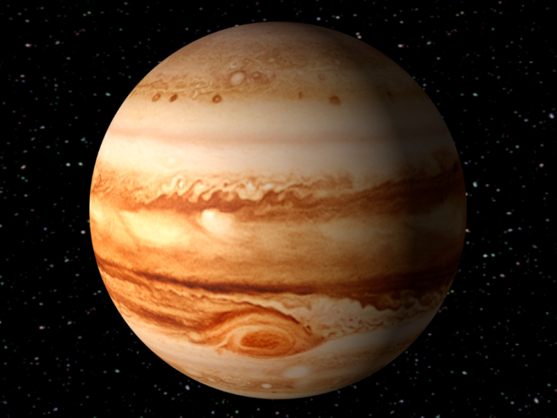 Jupiter ist zurzeit rückläufig.