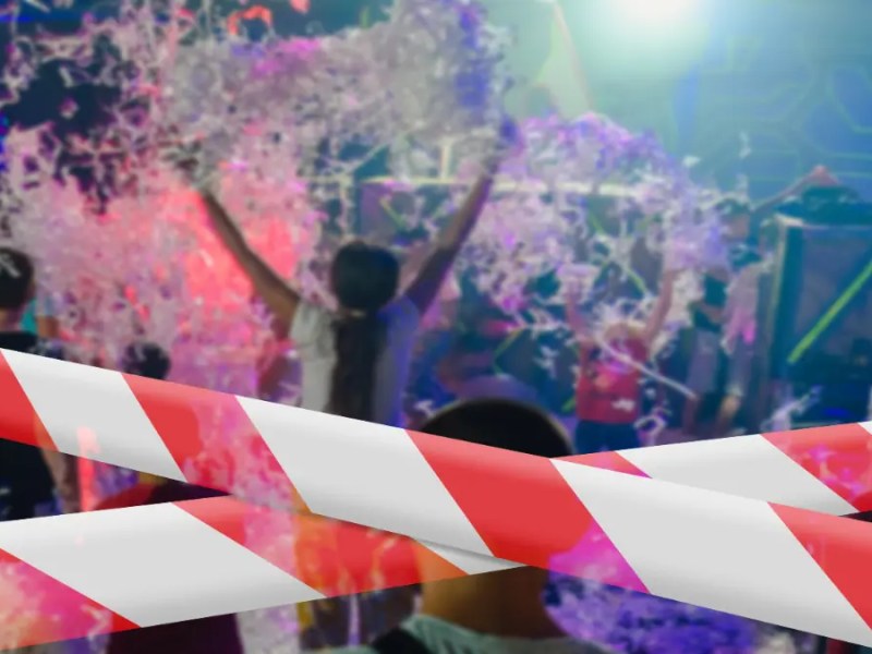 Eine Party in einer Verbotszone.