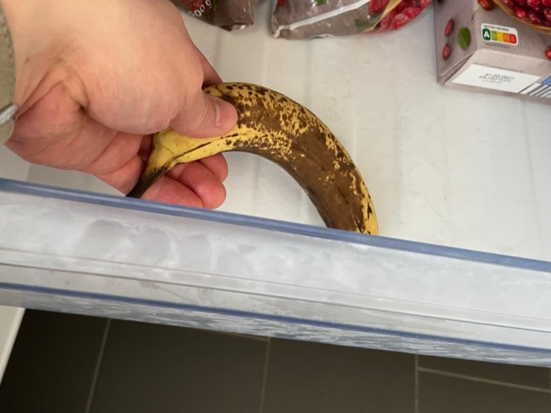 Schwarze Bananen einfrieren: Das musst du vorher wissen