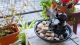 Ein nach Feng Shui eingerichteter Balkon.