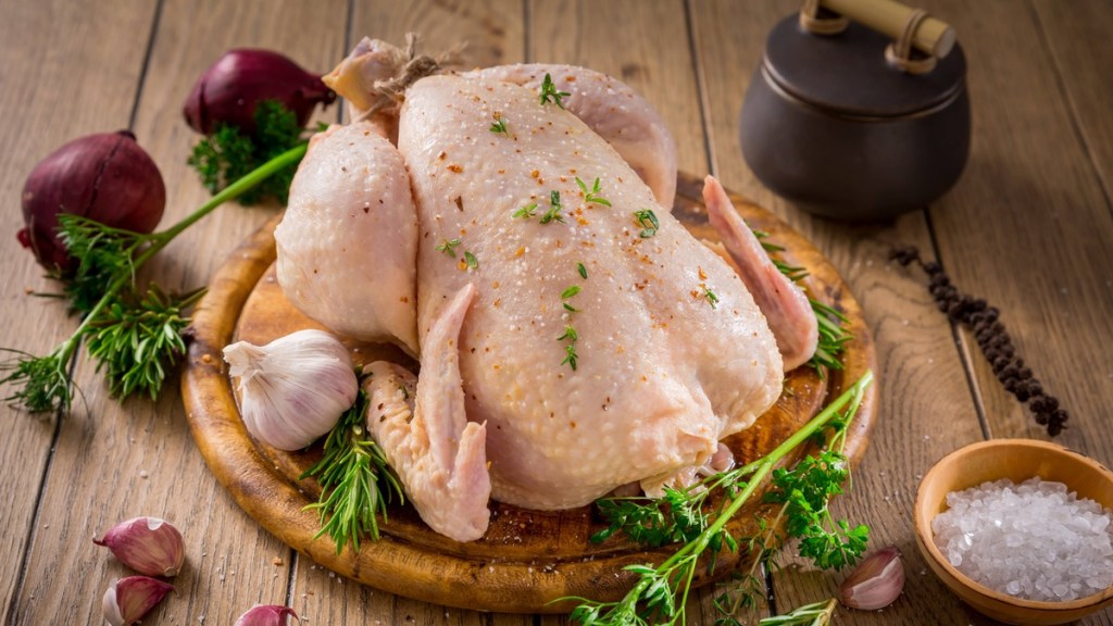 Hühnchen sollte abgewaschen werden