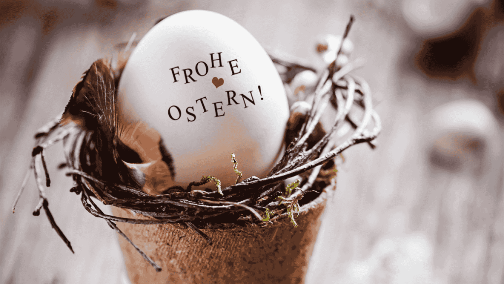 Osternest basteln, anzuchttopf mit ei