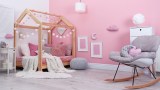 ein Kinderzimmer in rosa