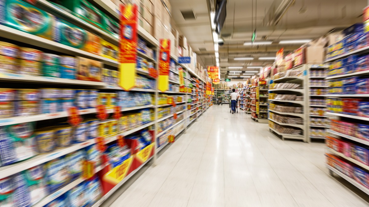 ein Supermarkt